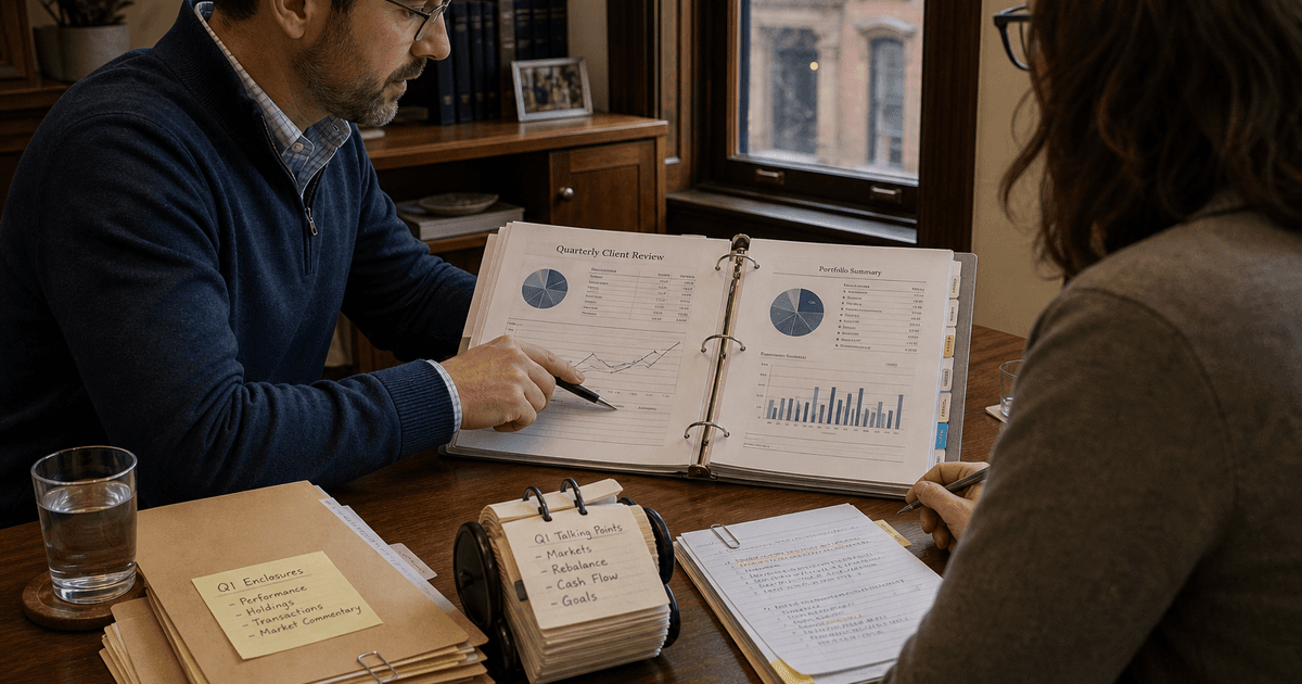 RIA service team comparing Microsoft 365 document drafting with supervised Claude Cowork review pack operations